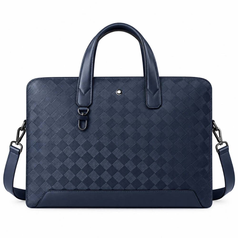 Leather Briefcase - Luxury Men's Slim Business Briefcase High