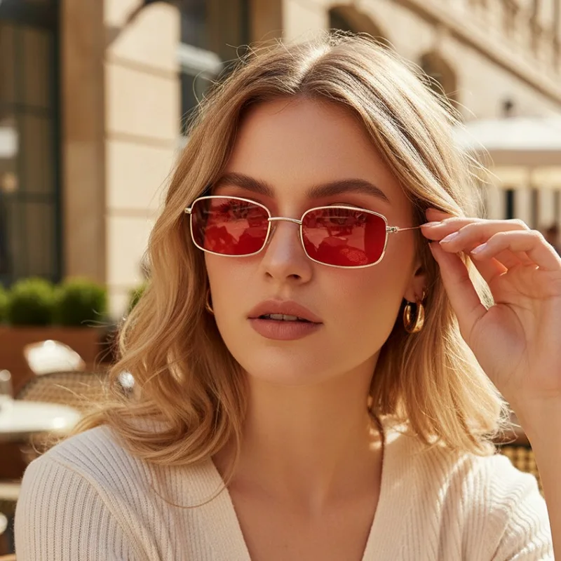 New Small Square Sunglasses Wo - Sunglasses Uv400 recension och pris