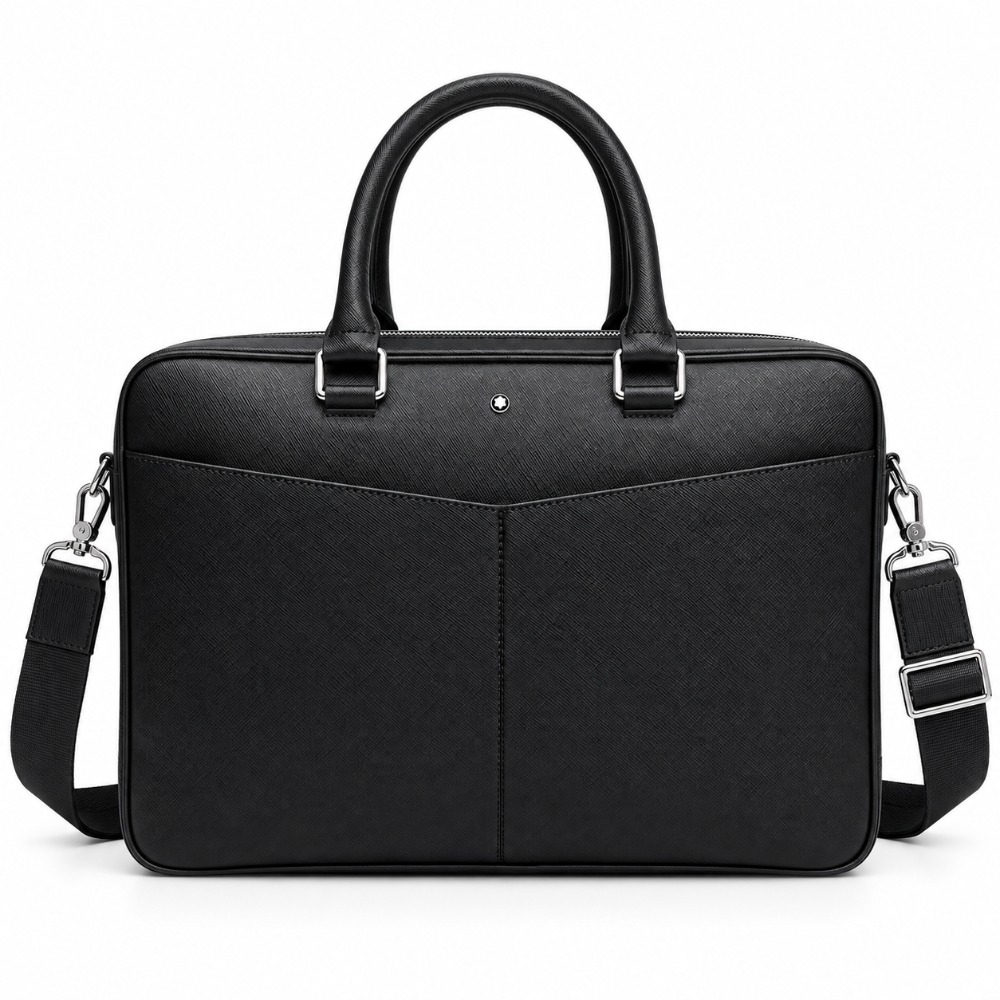 Luxury Men Business Briefcase  - Leather Briefcase recension och pris
