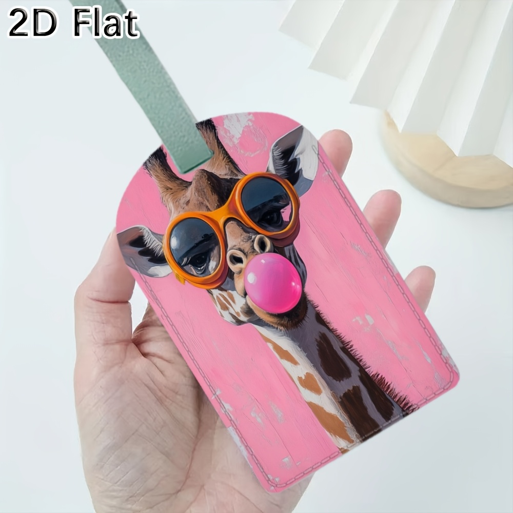 Cute Giraffe Luggage Tag Trave - Travel Luggage Set recension och pris