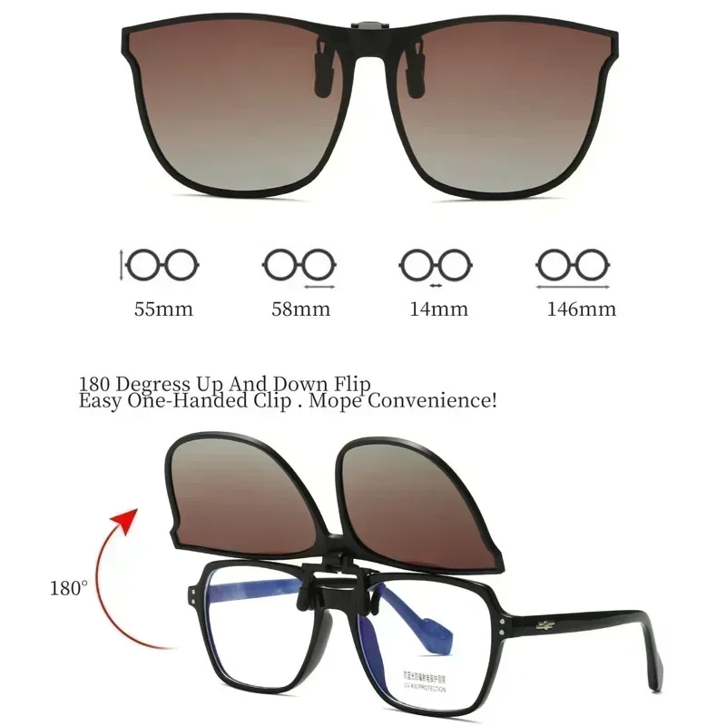 1Pc Polarized Clip On Sunglass - Sunglasses Uv400 recension och pris