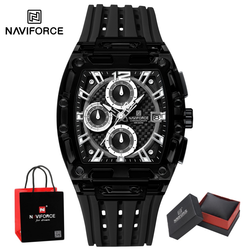 NAVIFORCE Man's Watch 5ATM Wat - Luxury Gift Set recension och pris