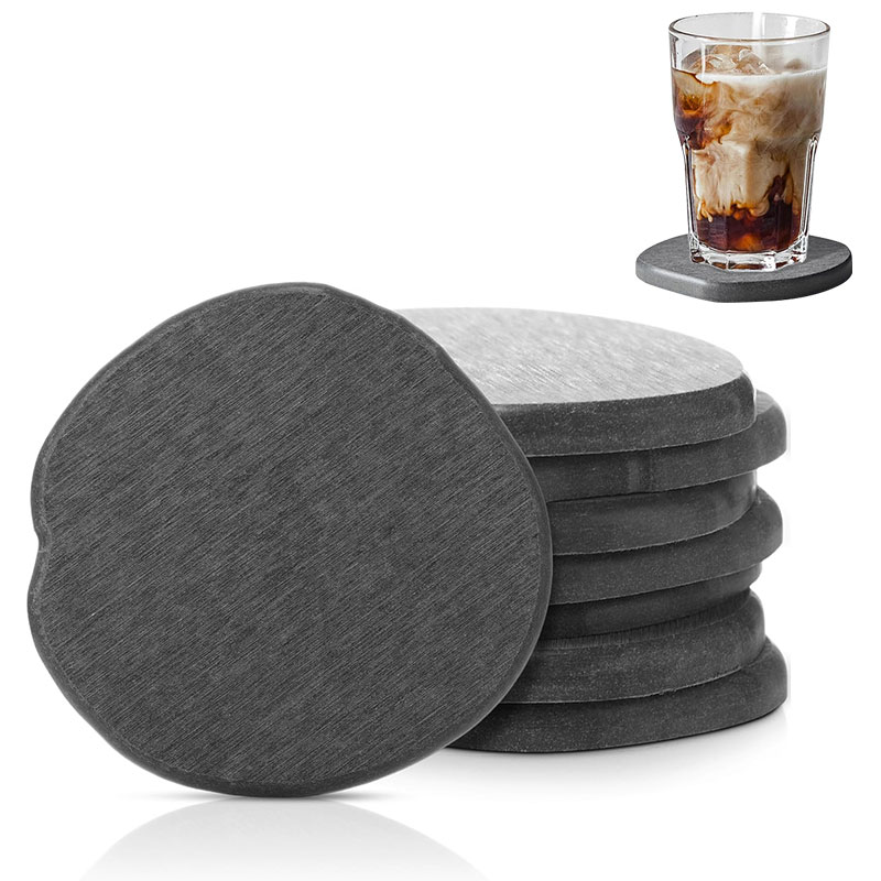 4/6/8PCS Quick-Dry Drink Absor - Marble Coaster Set recension och pris