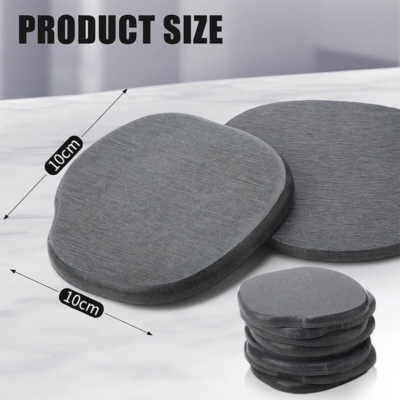 4/6/8PCS Quick-Dry Drink Absor - Marble Coaster Set recension och pris