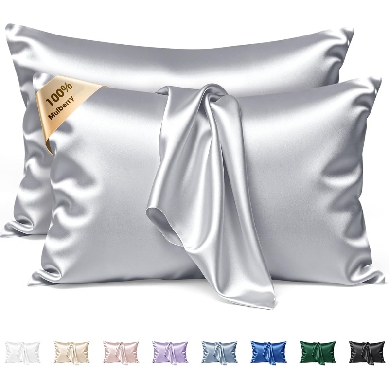 2pcs of Mulberry Silk Pillowca - Silk Pillowcase recension och pris