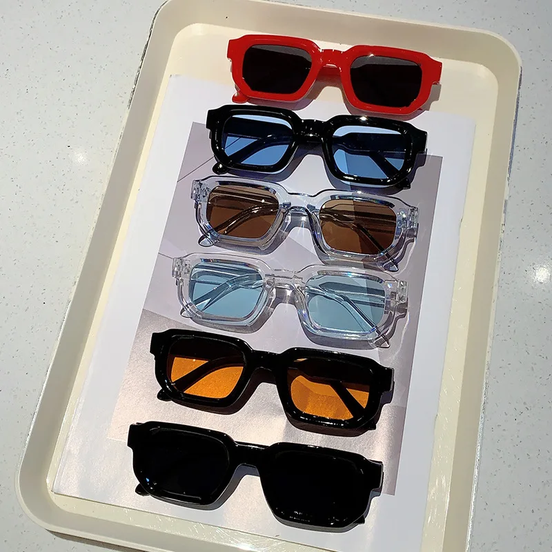 Vintage Rectangle Frame Sungla - Designer Sunglasses recension och pris