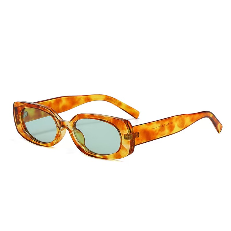 1pcs Light Luxury Rectangle Su - Designer Sunglasses recension och pris