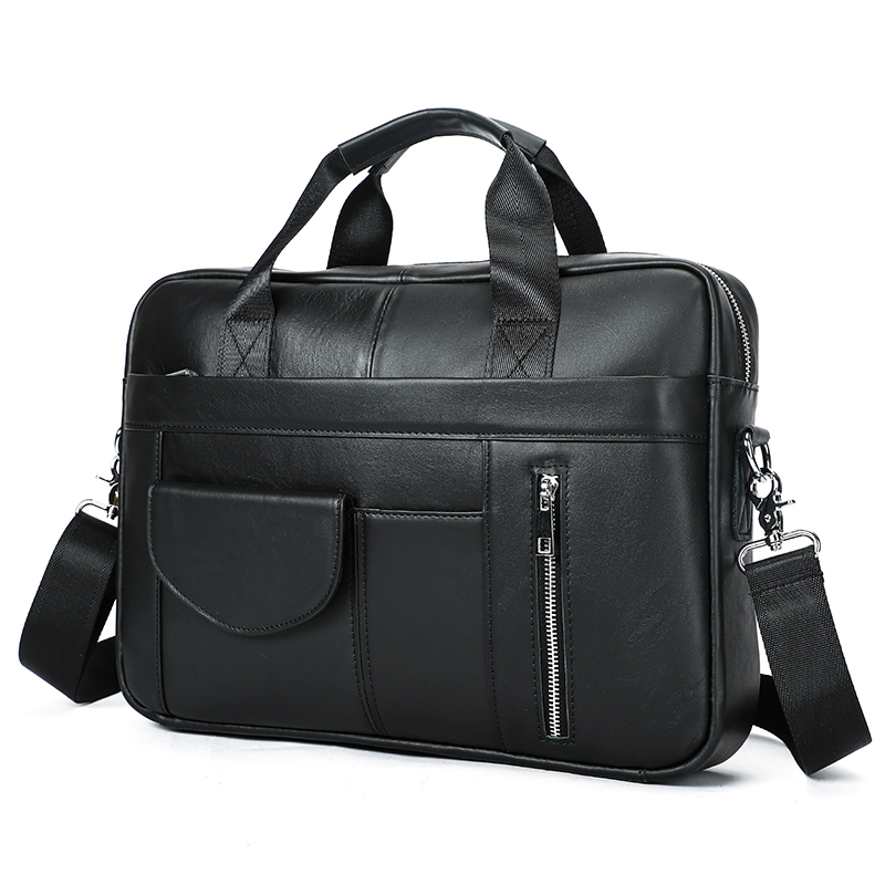 Vintage Genuine Leather Briefc - Leather Briefcase recension och pris