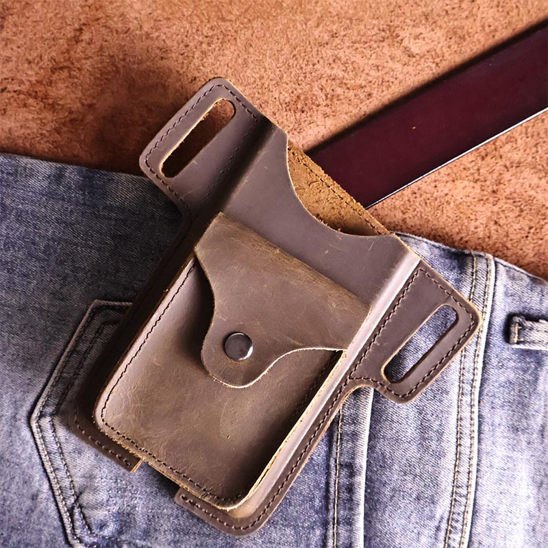 1pcVintage top-grade cowhide f - Leather Wallet Men recension och pris