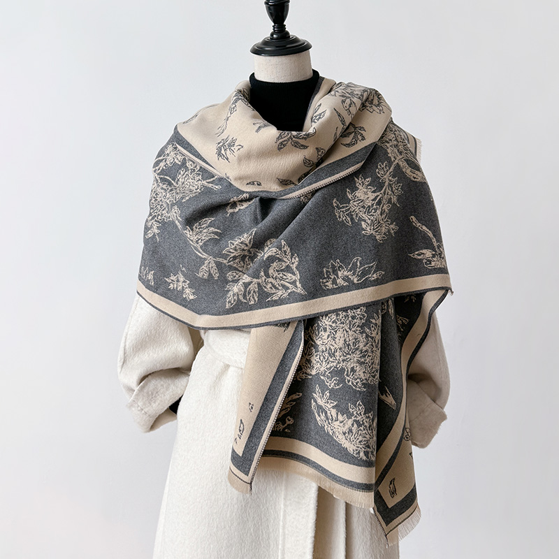 Women's Vintage Floral Butterf - Cashmere Scarf recension och pris