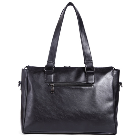 Korean Fashion Designer Leathe - Leather Briefcase recension och pris