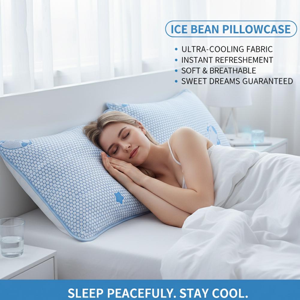 Summer Coolness Ice Silk Pillo - Silk Pillowcase recension och pris